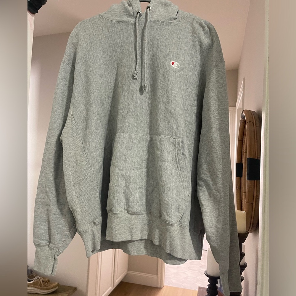XL Grey champion hoodie
